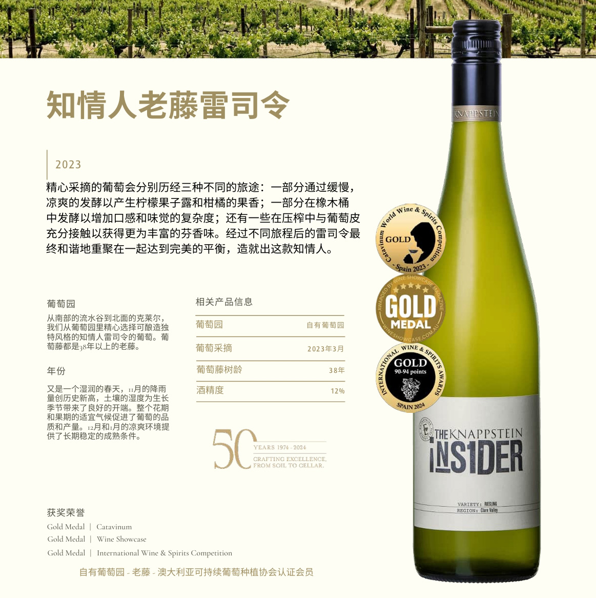 Knappstein The Insider Riesling 2023