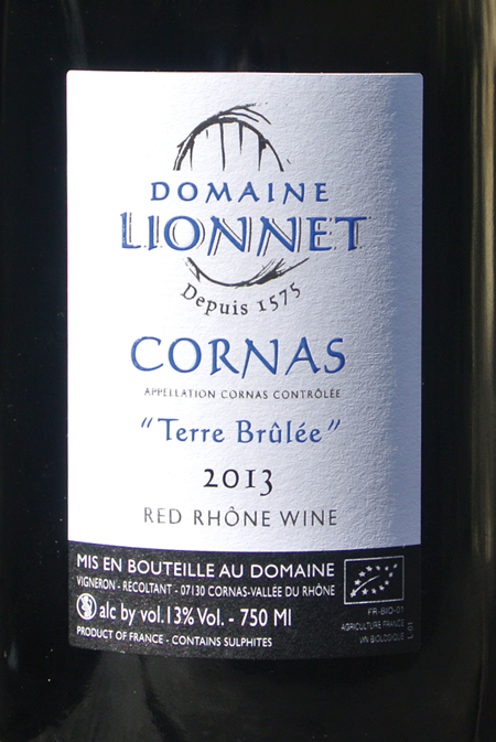 Domaine Lionnet Cornas Terre Brulee 2013 产品图片