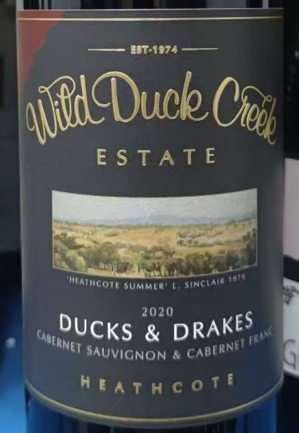 Wild Duck Creek Estate Ducks & Drakes Cabernet Sauvignon & Cabernet Franc 2020 产品图片